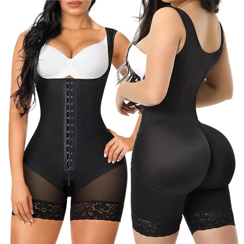 Fajas Colombianas Corset Girdles High Compression Shaper Post Surgery Modeling Sheath Stage 2 Shapewear Women Control Garment