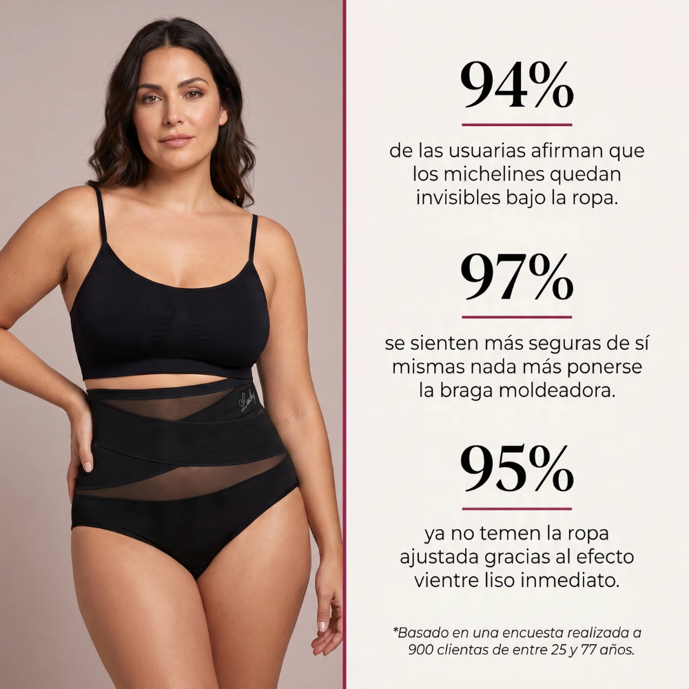 Braga Moldeadora Alta Sin Costuras — Control 360°