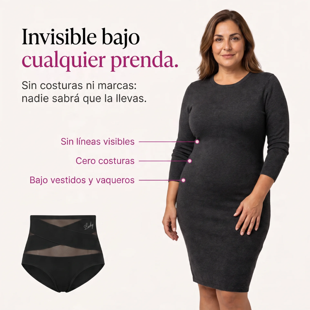 Braga Moldeadora Alta Sin Costuras — Control 360°
