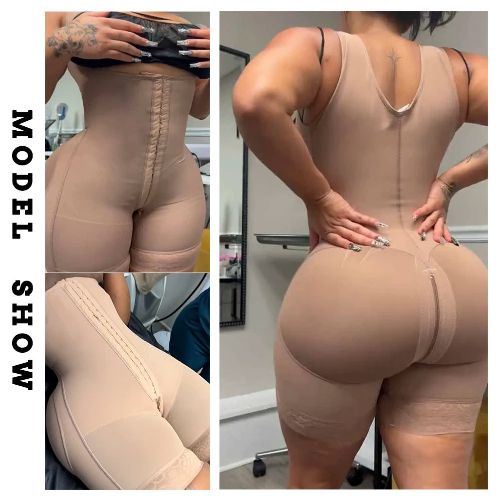 Fajas Colombianas Corset Girdles High Compression Shaper Post Surgery Modeling Sheath Stage 2 Shapewear Women Control Garment