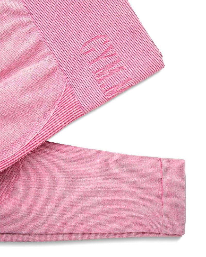 Leggings de yoga de talle alto, sin costuras, de secado rápido y que realzan las caderas.