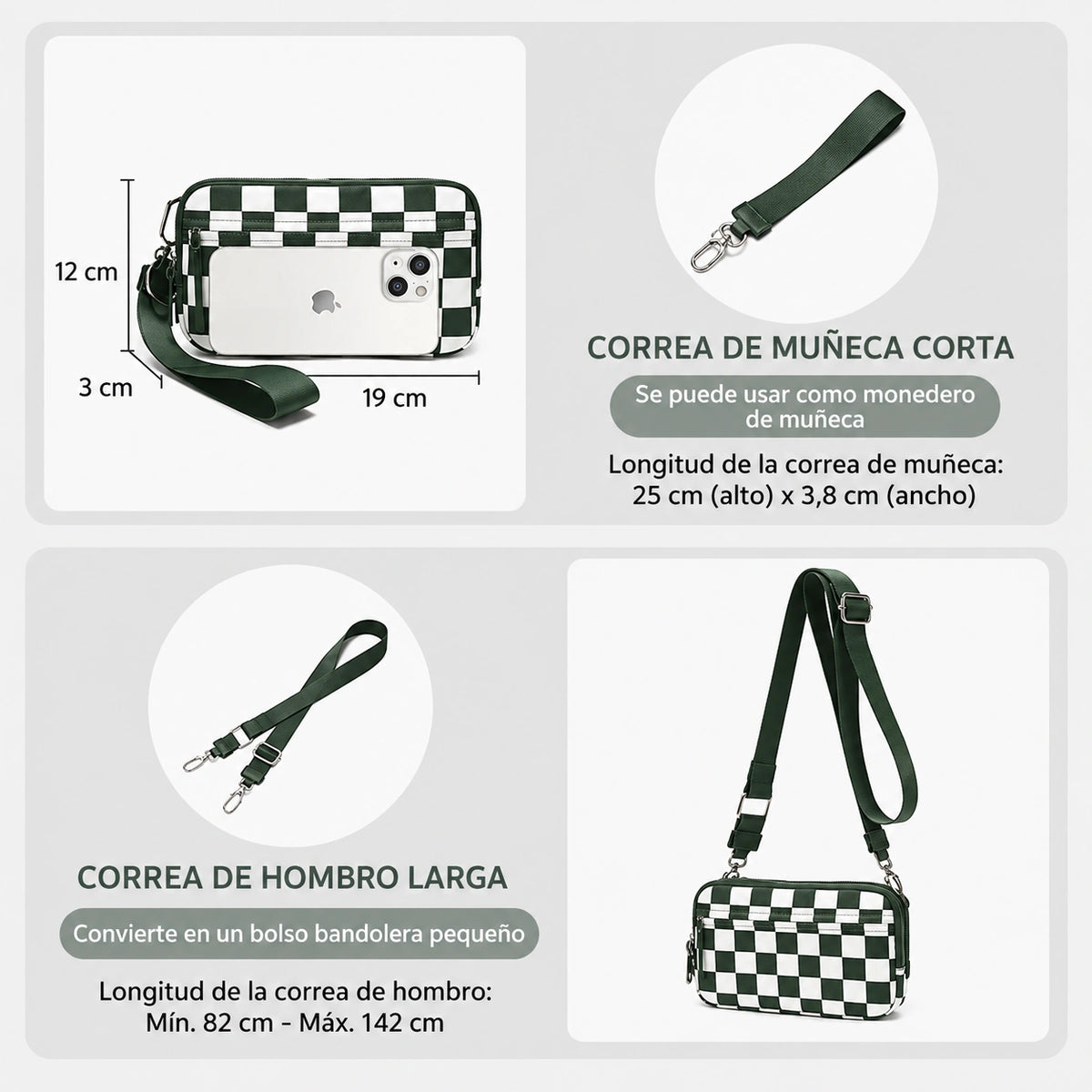 Auror Dúo - cartera bandolera