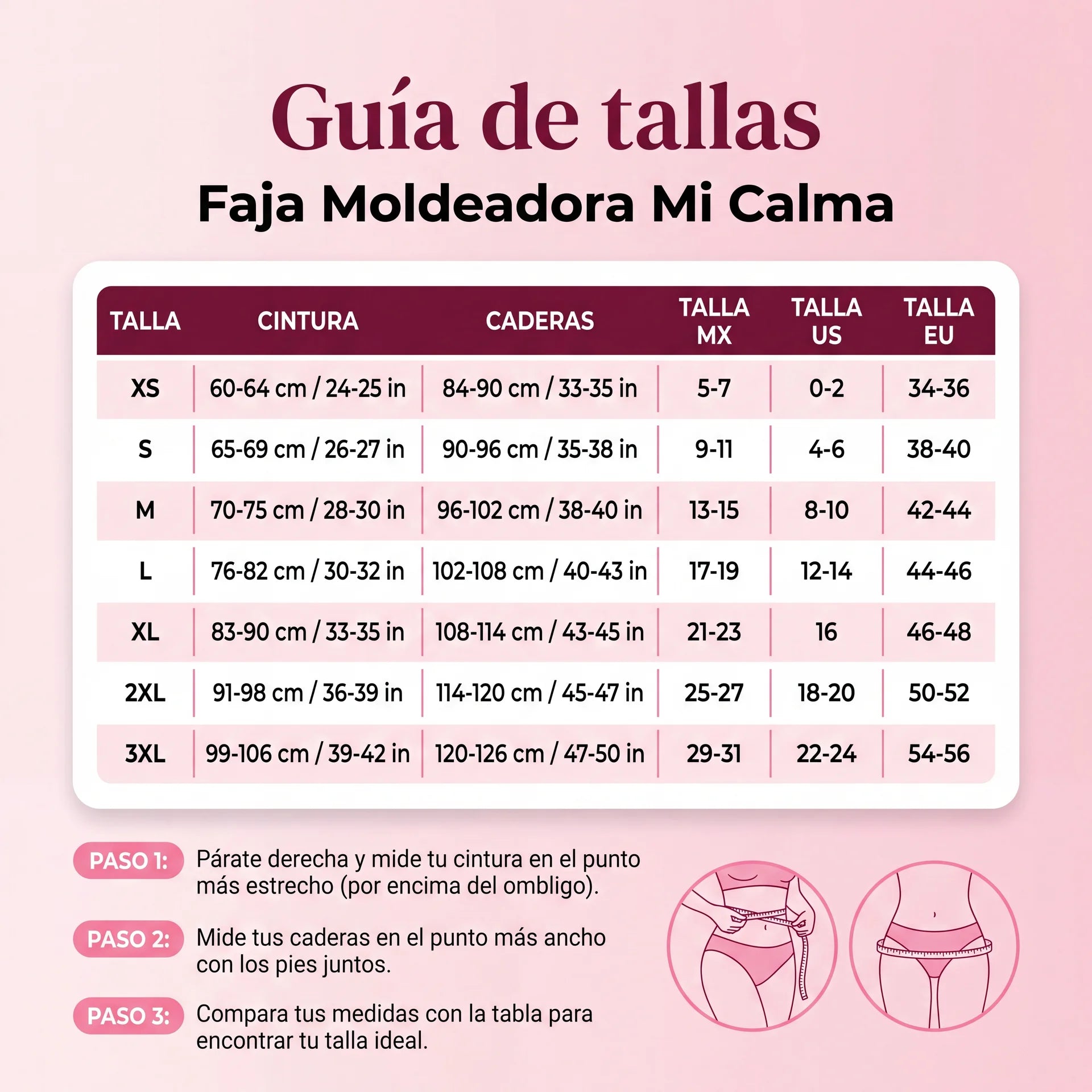Braga Moldeadora Alta Sin Costuras — Control 360°